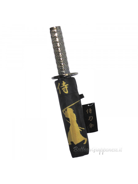 Ombrello con manico katana da samurai (S)