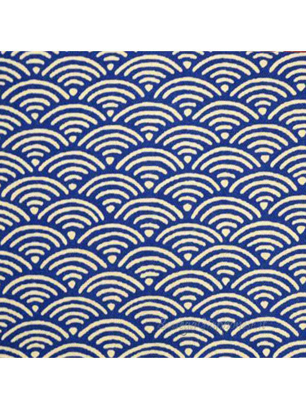 Furoshiki wave pattern (52x52cm) blue, red