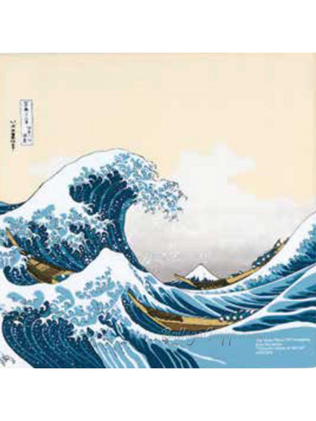 Furoshiki namifuji motif (48x48cm)