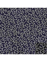Furoshiki blue karakusa pattern (74cm)