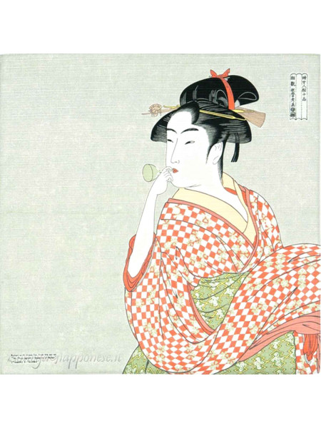 Furoshiki Ukiyo-e motif (48x48cm)