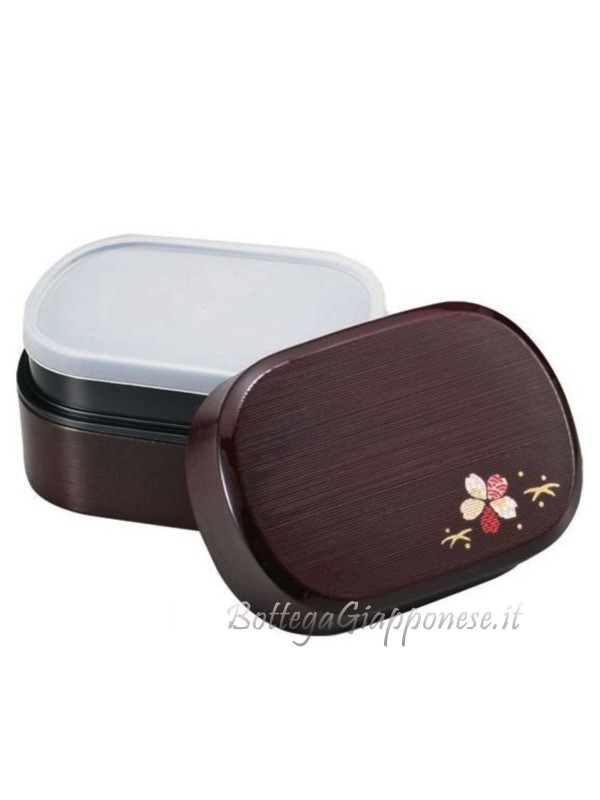 Bento lunchbox sakura effetto legno