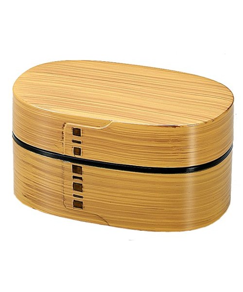 Scatole pranzo tradizionale giapponese quadrato naturale in legno contenitori per il pranzo doppio strato in legno naturale Bento Box per Sushi Picnic 