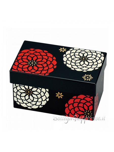 Bento box laccatura giapponese nero