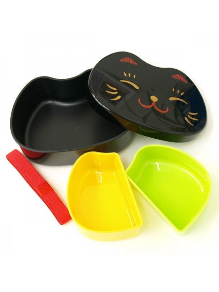 Bento Cat face with internal dividers