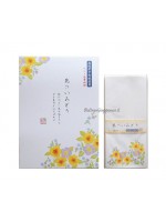 Envelopes with sheets yellow set