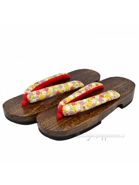 Geta Asanoha thong sandals (size M) Sayuki