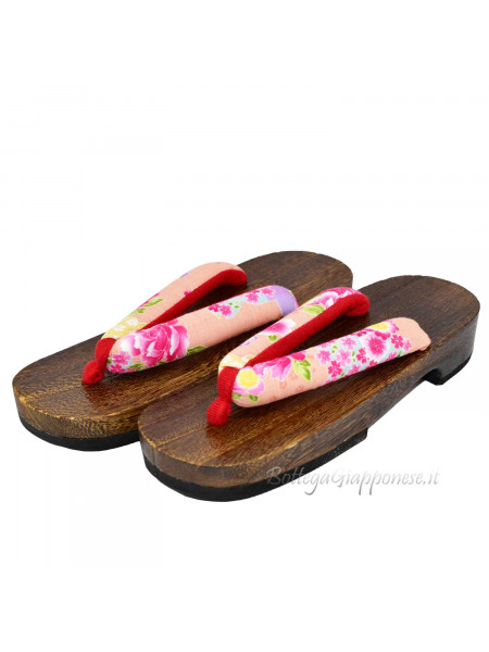 Geta Wooden thong sandals (size M) Yuki