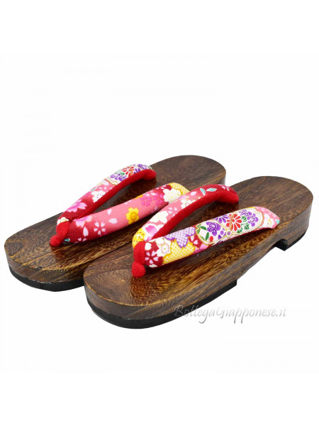 Geta Wooden thong sandals (size M) Fujiko