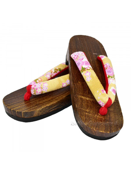 Geta Wooden thong sandals (size M) Noriko