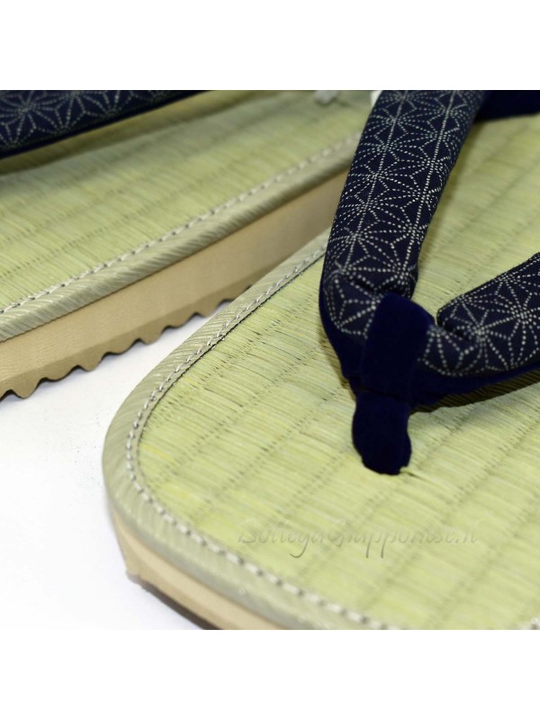 Zori natural Japanese thong sandals 30cm