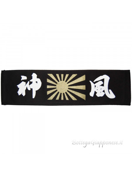 Hachimaki black bandana Kamikaze