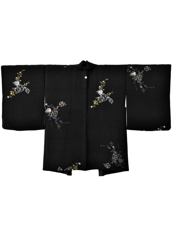 Haori ancient landscape silk kimono jacket