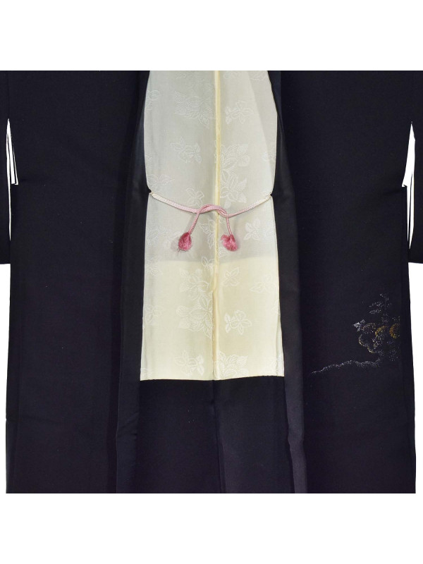Haori jacket kimono silk peonies