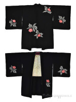 Haori giacca kimono seta con ricami