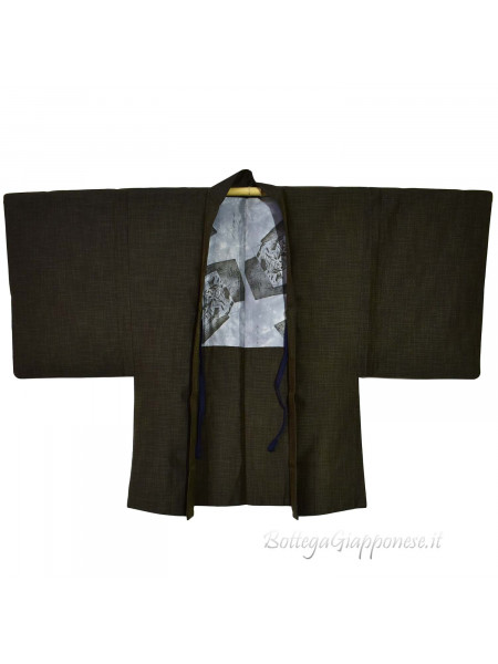Haori jacket kimono lining tigers