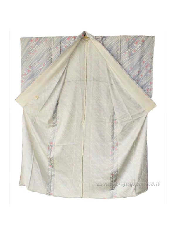 Komon Sazanami silk kimono