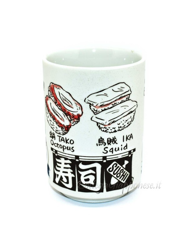 Cup | Sushi glass relief designs food (2)