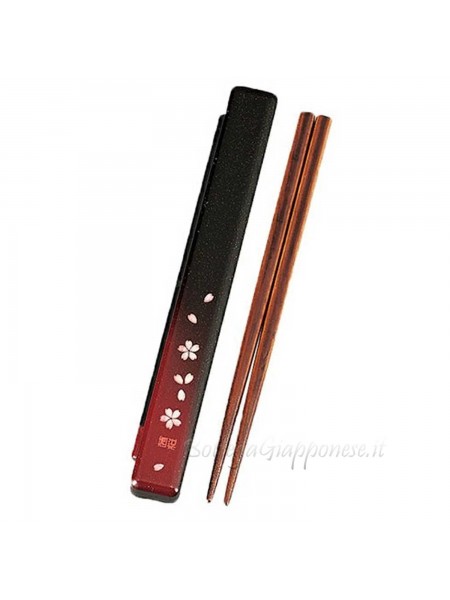 Hashi chopsticks with Akane sakura case
