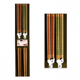 Hashi ramen chopsticks set lines two colors