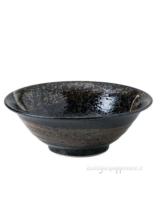 Bowl brushed design ceramic ramen  (22x8cm)
