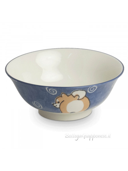 Bowl with shiba inu design (15x7cm)B