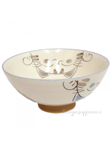 Bowl with cats design (14x6,3cm)