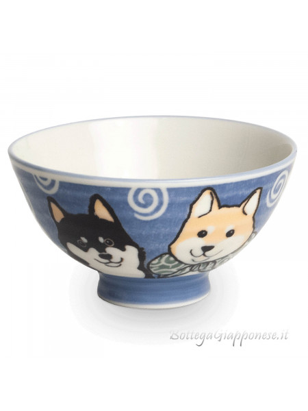 Bowl with shiba inu design (11.5x6cm) B