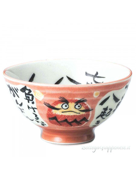 Bowl with daruma design (11,5x6,2cm)