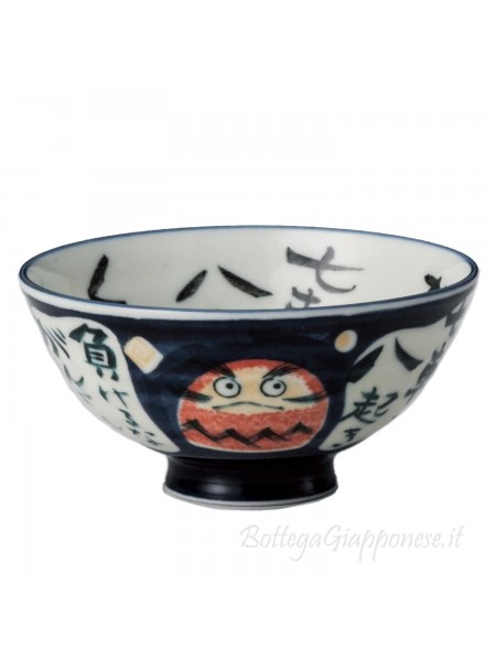 Bowl with daruma design (12,2x6,6cm)
