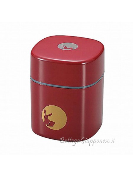 Tea container box Red moon