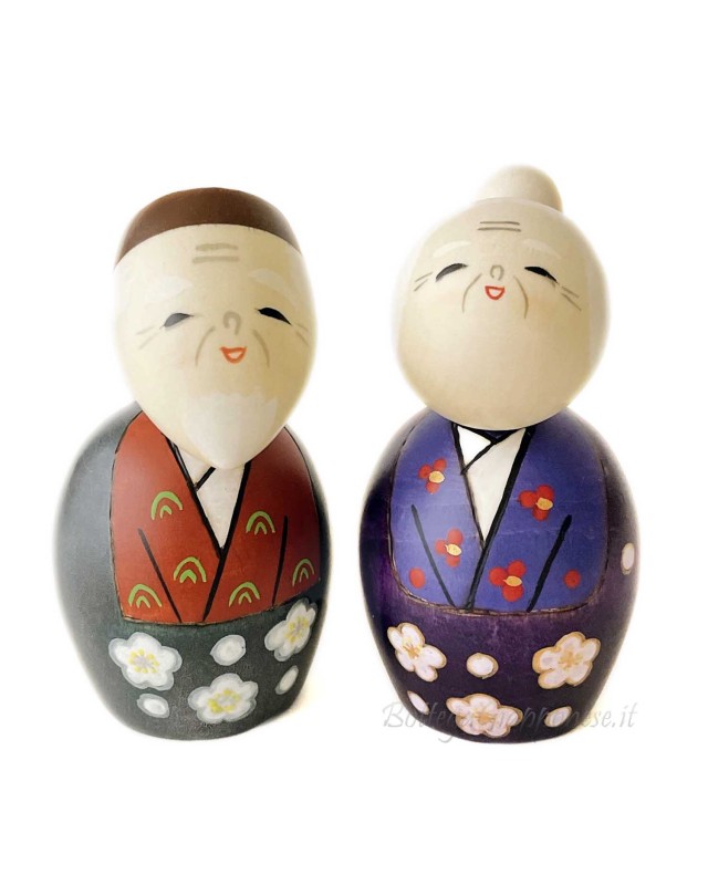 Kokeshi coppia Tomoshiraga