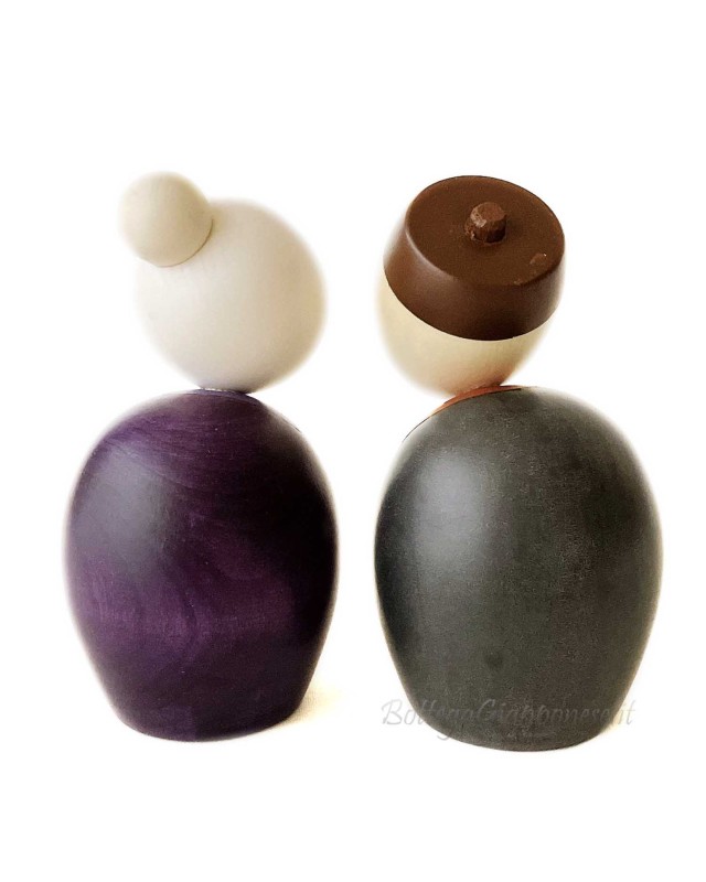 Kokeshi coppia Tomoshiraga