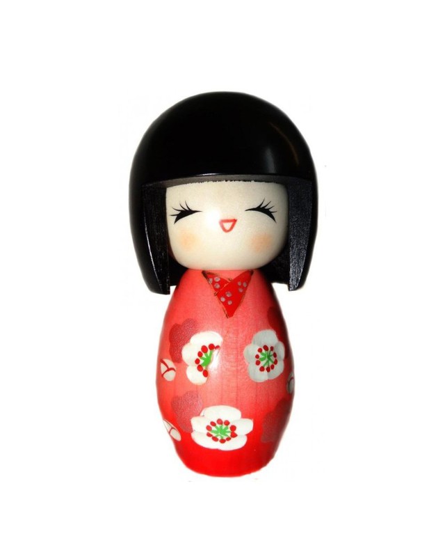 Kokeshi Baika ume no hana fiori di pruno