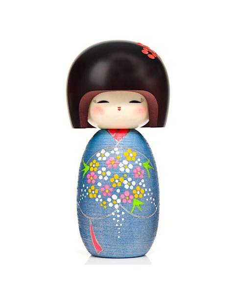 Kokeshi Hanatsumi raccolta dei fiori