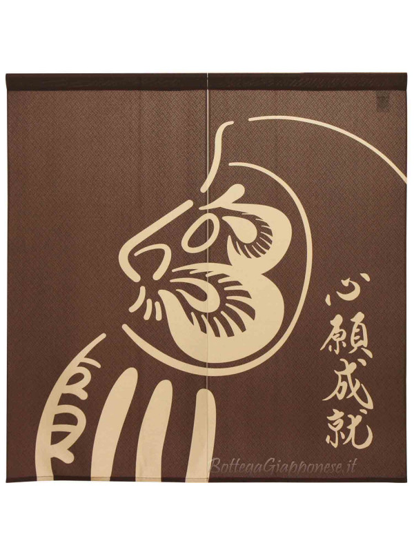Noren Daruma short Japanese curtain