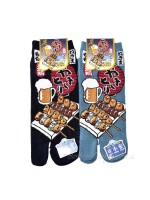 Tabi yakitori design thong socks (tag.L) A