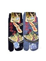 Tabi thong socks with tempura design (tag.L) A