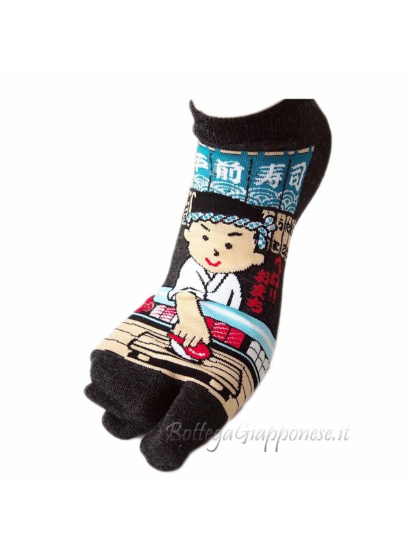 Tabi thong socks sushi chef design (tag.L) 3 colors