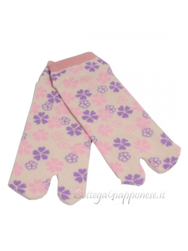 Tabi sakura thong socks (tag.M) short
