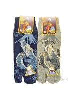 Tabi thong socks design ryu and Fuji (tag.L) two colors