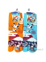 Tabi thong socks design crane and Fuji (tag.L) two colors